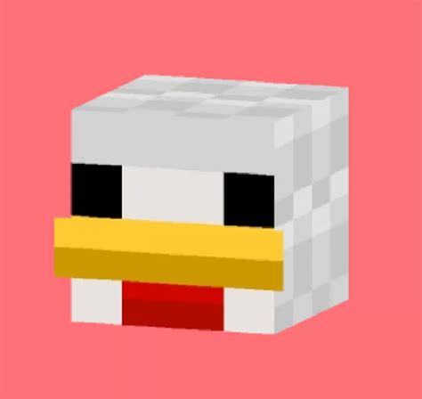 Chicken Helmet Minecraft Texture Pack