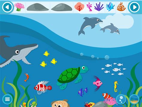 Under The Sea - Make A Scene: Educational sticker apps for children