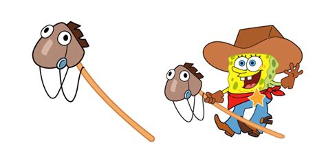 SpongeBob Cowboy Yeehaw Meme cursors – Custom Cursor | Spongebob, Memes ...