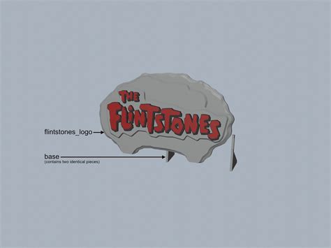 The Flinstones Logo by reddadsteve | Download free STL model ...