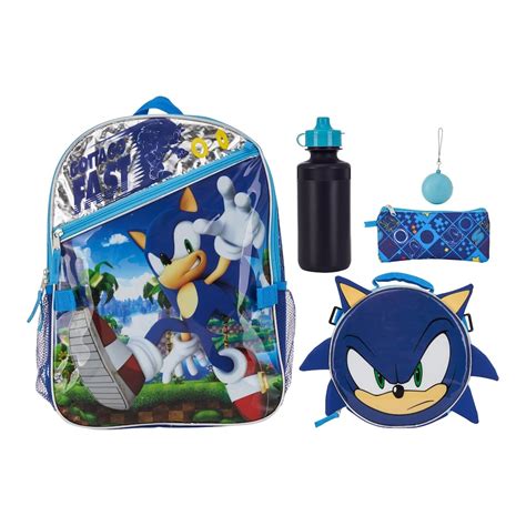 Sonic The Hedgehog 5-piece Backpack & Lunch Bag Set | Shop Back-to ...