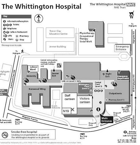 Wythenshawe Hospital Departments Map