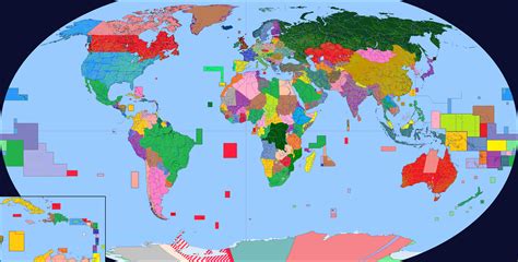 World Map With Provinces