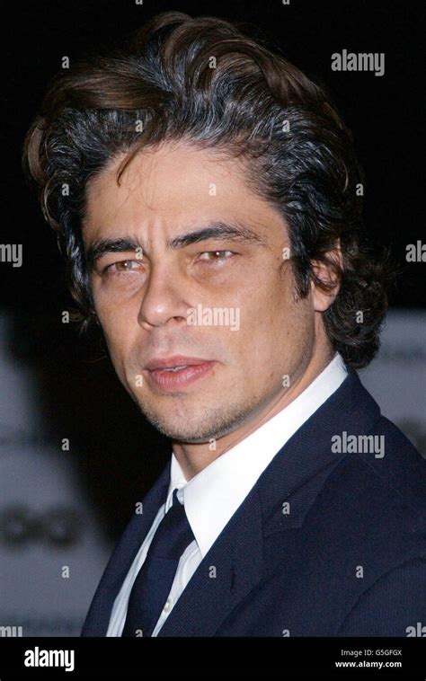 GQ Awards Benicio Del Toro Stock Photo - Alamy