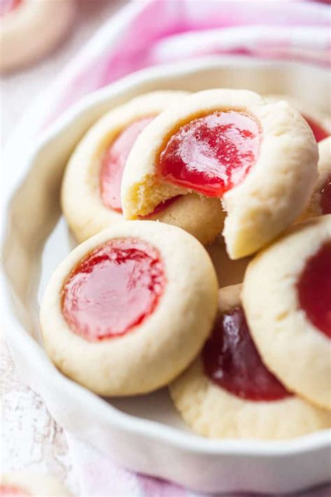 Jam Thumbprint Cookies: So soft & delicious! -Baking a Moment