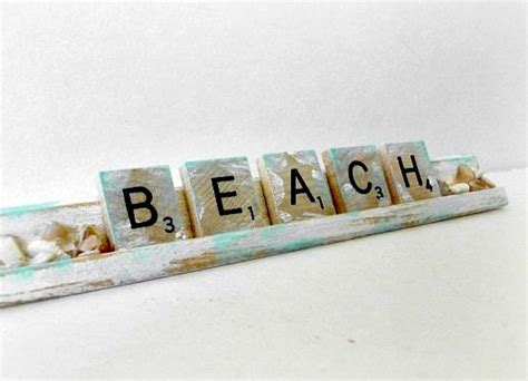 Decorative Scrabble Tile Ideas & Scrabble Beach Art