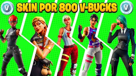 FORTNITE: MEJORES Skin Por 800 V-BUCKS - YouTube