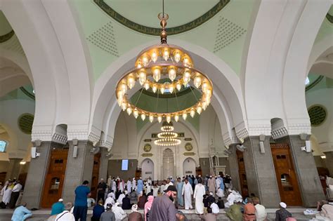 Inside View Of Masjid Al Qiblatain Stock Photo - Download Image Now - Arab Culture, Arabia ...