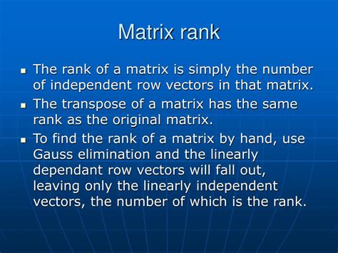 PPT - Refresher: Vector and Matrix Algebra PowerPoint Presentation - ID:252920