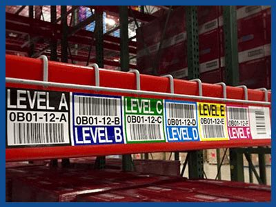 Warehouse Rack and Bin Location Labels | ID Label Inc.