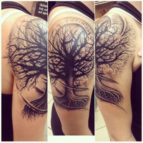 Oak Tree tattoo | Oak tree tattoo, Tree tattoo arm, Tree sleeve tattoo