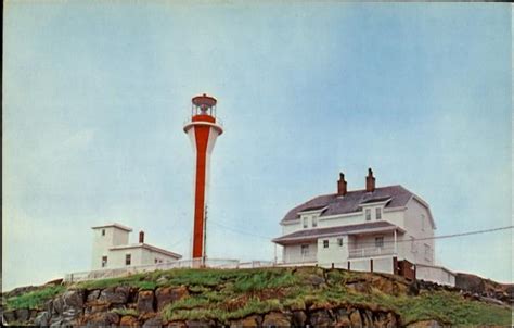 The Lighthouse At Cape Forchu Yarmouth, NS Canada Nova Scotia