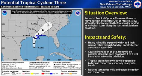 Louisiana Braces for Tropical Storm