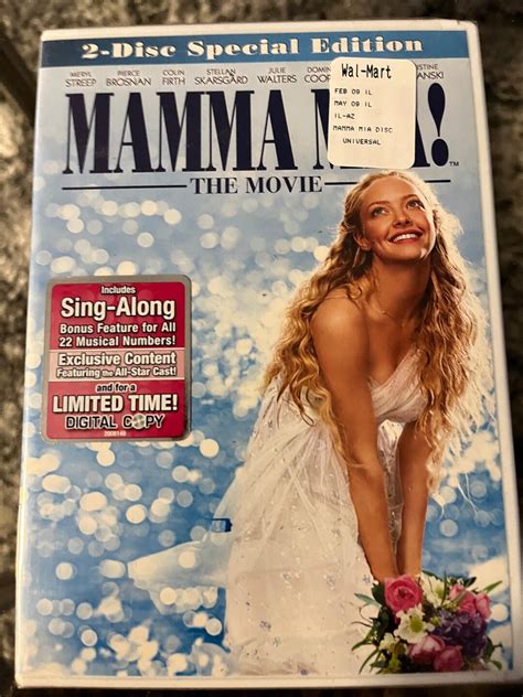 Mamma Mia the Movie 2-disc Special Edition DVD Film Meryl Streep New Factory Sealed - Etsy