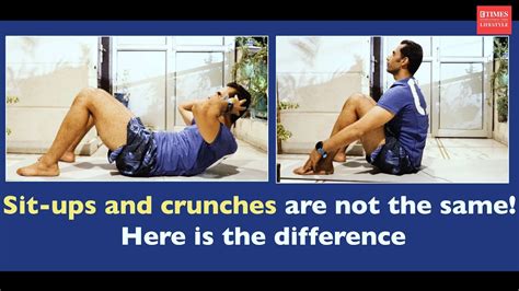 Crunches vs Sit Ups Which is better for you - FitsHub - YouTube