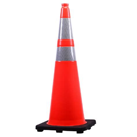 12 height Yellow PVC Traffic Cones 10 Cones tillescenter Safety Signs & Signals Occupational ...