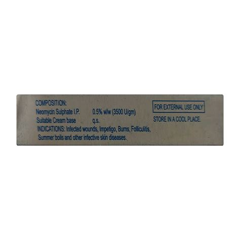 NEOMYCIN Cream 10gm - Buy Medicines online at Best Price from Netmeds.com