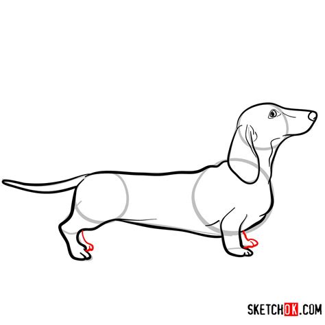 Dachshund Line Drawing | Free download on ClipArtMag