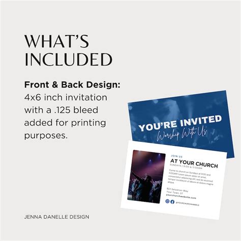 Church Flyer Invitation Template, Come to Church Postcard, Church Invitation Template, Come to ...