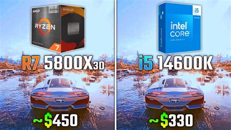 RYZEN 7 5800X3D vs INTEL i5-14600K | Test in 6 Games - YouTube