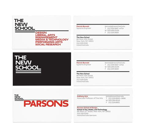 parsons the new school identity by pentagram | The new school, School ...