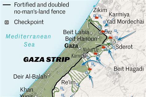 Le Monde: Hamas attack on Israel: One map to understand the situation ...