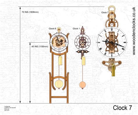 Free Printable Wooden Clock Plans