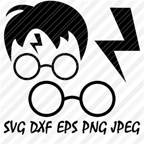 Free SVG Harry Potter Glasses Svg File 20437+ File for Cricut