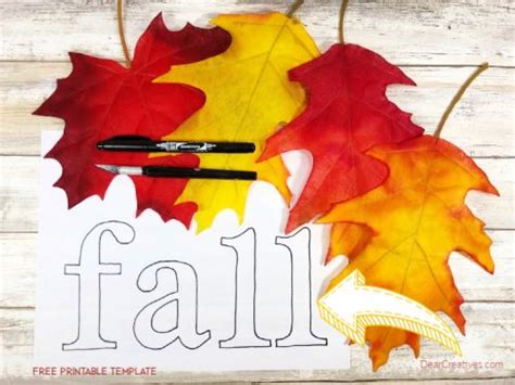 How To Make A Simple Fall Banner Dear Creatives