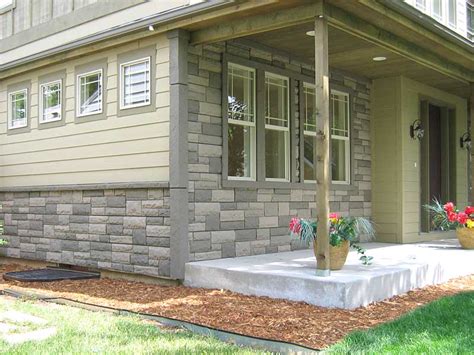 Faux Stone House Siding