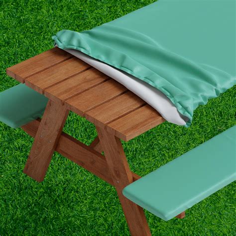 Amazon.com: Sorfey Picnic Table Cover with Bench Covers -Fitted with ...