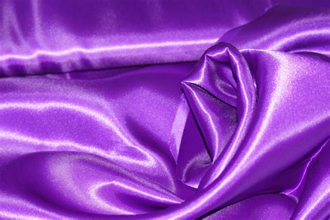 Purple Satin Fabric by the yard, bow making satin, decoration fabric, wedding satin, birthday ...