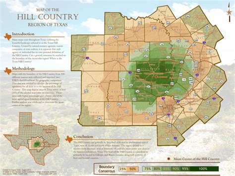 Texas Hill Country Topographic Map - Galina Christiane