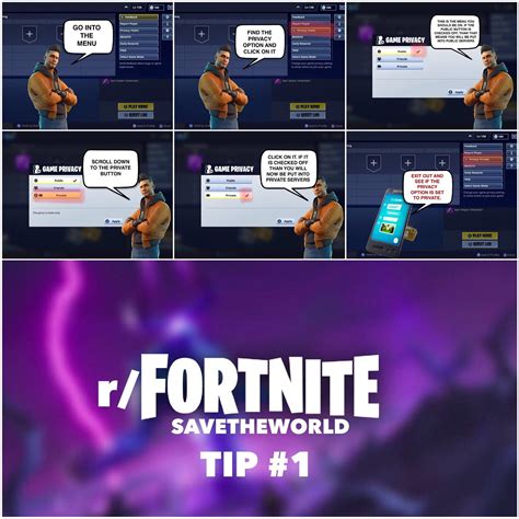 [Fortnite STW Tip #1] If you are in need of resources, do not do it in PUBLIC servers. Instead ...