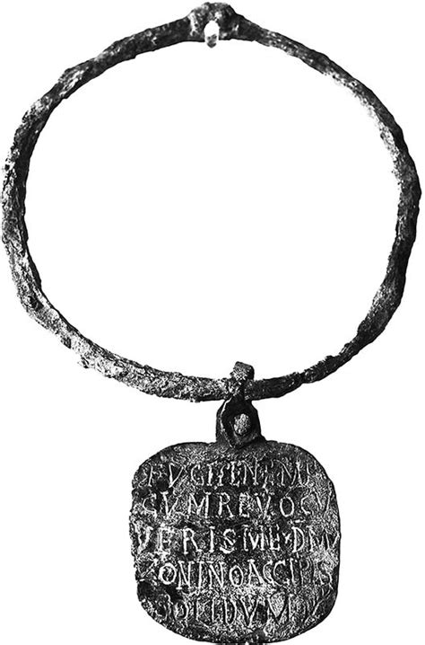 The Zoninus Collar and the Archaeology of Roman Slavery | American Journal of Archaeology