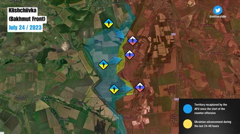 Military Lab on Twitter: "↗️🇺🇦Ukrainian forces enter Klishchiivka ...