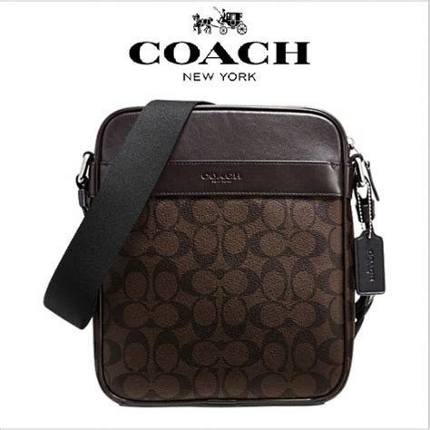 Coach Men Signature Flight Messenger Crossbody Bag F54788, Luxury, Bags ...