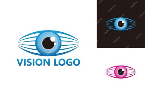 Premium Vector | Vision logo template design vector, emblem, design concept, creative symbol, icon