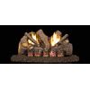 Real Fyre 30" Evening Fyre Ventless Propane Gas Logs Set with Electronic Remote Pilot Kit