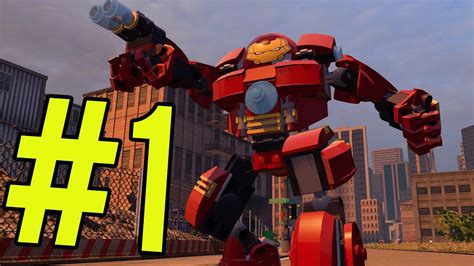 LEGO Marvel Avengers Walkthrough Part 1 Gameplay - Chapter 1 "New World" (PS4/Xbox/PC) - YouTube