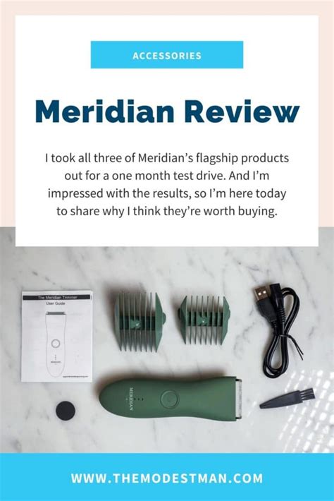 Meridian Review: Fairly Priced Grooming Essentials - The Modest Man