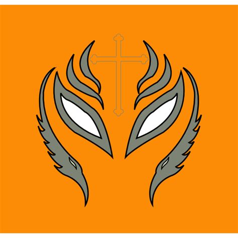 WWE Rey Mysterio mask design Logo Download png