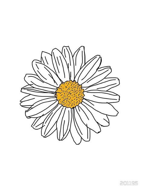 Daisy by 201195 | Daisy drawing, Flower drawing, Drawings