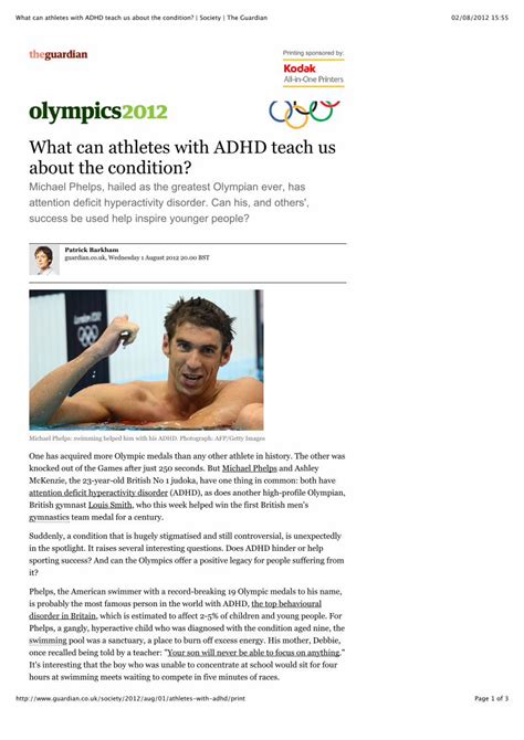 (PDF) What Can Athletes With ADHD Teach Us About the Condition - DOKUMEN.TIPS