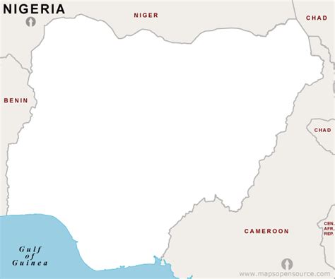 Nigeria Country Profile | Free Maps of Nigeria | Open Source Maps of Nigeria | Facts about ...