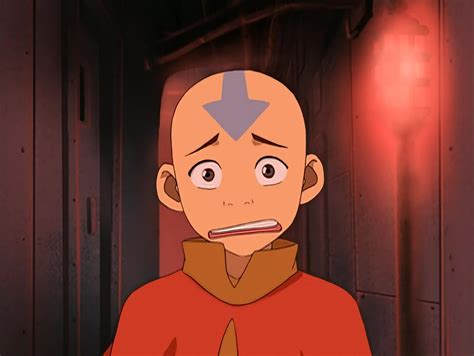 Avatar Aang encountering three Fire Nation soldiers, who have stopped him in his tracks | Avatar ...