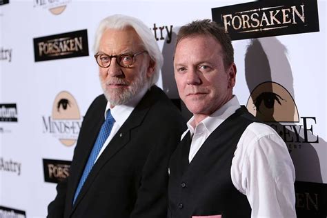 Donald & Kiefer Sutherland | Kiefer sutherland, Actors, Donald sutherland