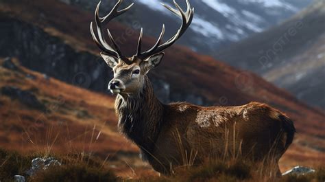 Red Deer In Scotland Background, Picture Of Red Stag Background Image ...