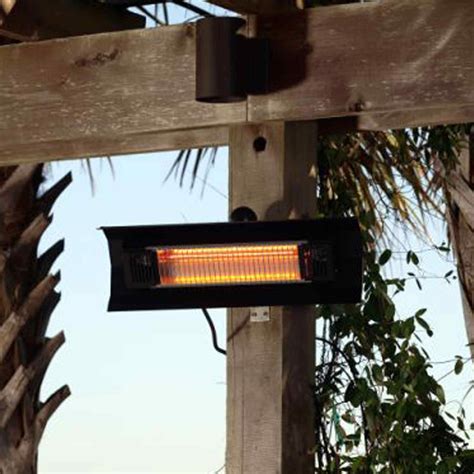 Fire Sense Black Steel Wall Mounted Infrared Patio Heater