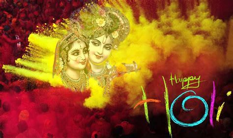 Happy Holi Radha Krsihna HD Images Wallpapers| Holi 2017 Lord Krishna Photos 3D Pics